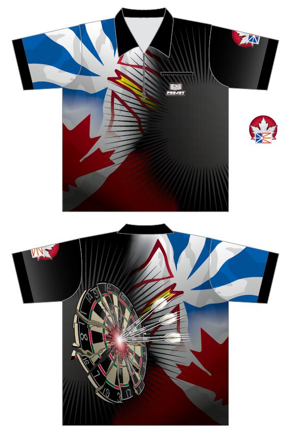 NEW - Newfoundland Dart Shirt (Black) Image